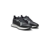 BOSS Sneakers in materiali misti con dettagli in mesh e logo - Style Jonah_Runn_meth, 50513195 Blu scuro 43