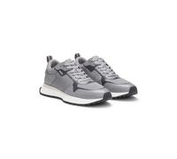 BOSS Sneakers in materiali misti con dettagli in mesh e logo - Style Jonah_Runn_meth, 50513195 Grigio 39