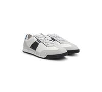 BOSS Sneakers in materiali misti con suola dentellata - Style Nitan_Lowp_txmx, 50563824 Grigio chiaro 46