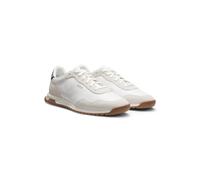 BOSS Sneakers in materiali misti con tessuto strutturato - Style Zayn_Lowp_sdtxn, 50565341 Bianco 41