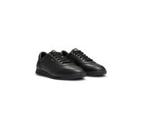 BOSS Sneakers in nappa con dettagli traforati - Style Titanium SL_ltpf, 50542099 Nero 46