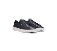 BOSS Sneakers in pelle con suola preformata e impunture con righe tipiche del marchio - Style Kieran_Tenn_allt, 50552853 Blu scuro 41
