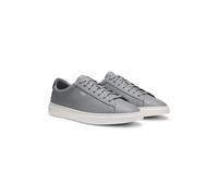 BOSS Sneakers in pelle con suola preformata e impunture con righe tipiche del marchio - Style Kieran_Tenn_allt, 50552853 Grigio 44