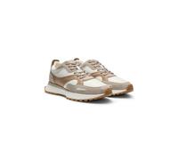 BOSS Sneakers in pelle martellata con suola di sostegno - Style Jonah_Runn_sdltb, 50548782 Beige 42