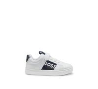 BOSS Sneakers in pelle per bambini con logo stampato - Style J52165/10P22, J52165 Bianco 30