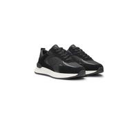BOSS Sneakers in pelle scamosciata con monogramma Double B - Style B Icon_Runn_sdny, 50548358 Nero 40