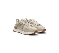 BOSS Sneakers in pelle scamosciata con monogramma Double B - Style B Icon_Runn_stcsdcv, 50569213 Beige chiaro 42