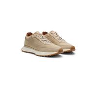 BOSS Sneakers in pelle scamosciata con perforazioni - Style Jonah_Runn_sdpf, 50567933 Beige 46