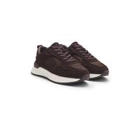 BOSS Sneakers in pelle scamosciata e cavallino - Style B Icon_Runn_sdpo, 50552764 Viola scuro 37