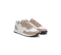 BOSS Sneakers in pelle scamosciata sintetica e mesh imbottito - Style Titanium_Runn_mebisd, 50541882 Beige 40