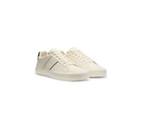 BOSS Sneakers in similpelle con lavorazione liscia e martellata - Style Aiden_Tenn_grltp, 50522833 Bianco 39
