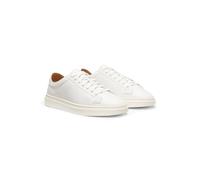BOSS Sneakers low-top in pelle martellata con logo goffrato - Style Kieran_Tenn_bustd, 50557866 Bianco 41