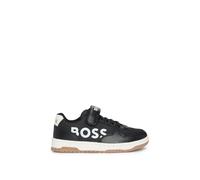 BOSS Sneakers per bambini in materiali misti con logo - Style J51313/09B33, J51313 Nero 39