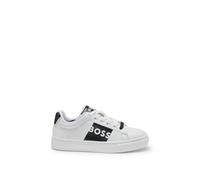 BOSS Sneakers per bambini in pelle con dettagli a contrasto - Style J51650/10P27, J51650 Bianco 31