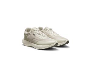 BOSS Sneakers stile runner con rifiniture in pelle - Style BOSS-MOTION_Runn_mth, 50568946 Beige chiaro 42