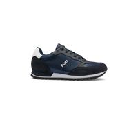 BOSS Sneakers stringate con inserti in similpelle - Style Parkour-L_Runn_ny_N, 50498133 Blu scuro 42
