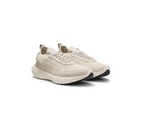 BOSS Sneakers stringate in pelle scamosciata con calzino in maglia - Style BOSS-MOTION_Slon_bkn, 50568943 Beige chiaro 39