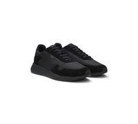 BOSS Sneakers stringate in tessuto leggero con rifiniture in pelle scamosciata - Style Vinston_Runn_nysd, 50568945 Nero 43