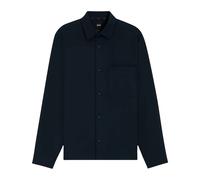 Boss - Sovracamicia dal taglio rilassato in twill tecnico elasticizzato - - Shirts - Uomo - Blu - M