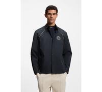 BOSS Sovracamicia relaxed fit con rivestimento idrorepellente - Style ST_Join L, 50557562 Blu scuro XXL