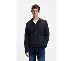 BOSS Sovracamicia relaxed fit in cotone a righe - Style C-Carper-J-2PP-263, 50567548 Blu scuro 52