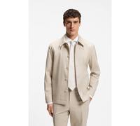 BOSS Sovracamicia relaxed fit in tessuto a tre strati - Style L-Corvin-263, 50566401 Beige chiaro 44