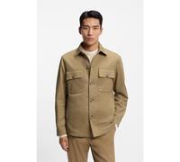 BOSS Sovracamicia relaxed fit in twill di cotone elasticizzato - Style C-Carper-OS-253F, 50556940 Beige 54