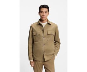 BOSS Sovracamicia relaxed fit in twill di cotone elasticizzato - Style C-Carper-OS-253F, 50556940 Beige 46