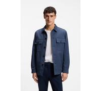 BOSS Sovracamicia relaxed fit in twill di cotone elasticizzato - Style C-Carper-OS-253F, 50556940 Blu 46