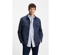 BOSS Sovracamicia relaxed fit in twill di cotone elasticizzato - Style C-Carper-OS-253F, 50556940 Blu 52