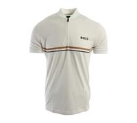Polo da tennis da uomo BOSS TOC Spin - white - Bianco (L)