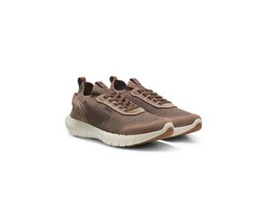BOSS Sporty slip-on trainers with suede details - Style BOSS-MOTION_knwsd, 50573561 Marrone chiaro 40