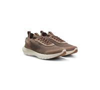 BOSS Sporty slip-on trainers with suede details - Style BOSS-MOTION_knwsd, 50573561 Marrone chiaro 46