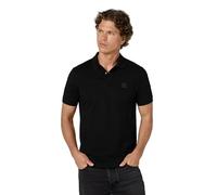 Boss Square Patch Logo Slim Fit Pique Polo Shirt, Black Currant, XL