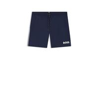BOSS Pantaloncini da bagno 'Starfish' marino / bianco, Taglia L