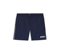 BOSS Pantaloncini da bagno 'Starfish' marino / bianco, Taglia XL