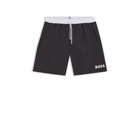 BOSS Boxer da mare ad asciugatura rapida con logo stampato - Style Starfish, 50514429 Grigio scuro M