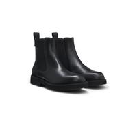 BOSS Stivaletti Chelsea in pelle con logo sulla linguetta - Style Eleri_ChBootie_C, 50558637 Nero 35
