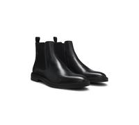BOSS Stivaletti Chelsea in pelle lucida con impuntura tipica del marchio - Style Calev_Cheb_ltfb, 50552527 Nero 43