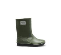 BOSS Stivali da pioggia per bambini con targhetta con logo di gomma - Style J52581/72421, J52581 Verde scuro 24
