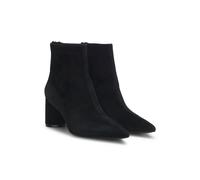 BOSS Stivali in pelle scamosciata con tacco quadrato - Style Gracey_ChBootie70_SD, 50548812 Nero 37.5