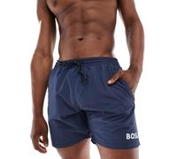 BOSS Pantaloncini da bagno 'Starfish' marino / bianco, Taglia S