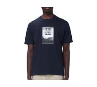 Boss Dj Short Sleeve T-shirt Blu L Uomo