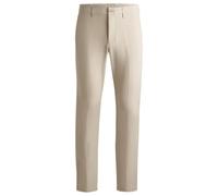 BOSS Pantaloni slim fit in tessuto elasticizzato idrorepellente - Style T_Commuter-Slim, 50534303 Beige 52