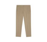 BOSS Pantaloni slim fit in tessuto elasticizzato idrorepellente - Style T_Commuter-Slim, 50534303 Beige 50