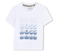 Boss T-Shirt Baby Boys, White, Bianco, 6 Mesi