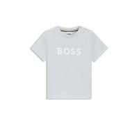 BOSS T-shirt bambini in jersey di cotone con logo stampato - Style J52712/79112M, J52712 Celeste 86