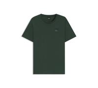 BOSS T-shirt da equitazione in cotone elasticizzato con patch logo - Style PIERCE PATCH PINE GROVE, B7M0601 Verde scuro XXL
