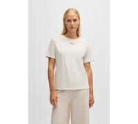 BOSS T-shirt del pigiama in cotone elasticizzato con dettaglio logo - Style CI_T-Shirt, 50510322 Bianco XXL
