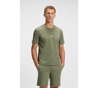 BOSS T-shirt del pigiama in cotone elasticizzato con fettuccia a righe tipiche del marchio - Style Unique T-Shirt, 50545930 Calce XXL